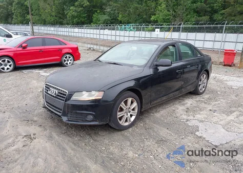 2010 Audi A4 2.0T Premium from USA, damaged, VIN WAUBFAFL3AN069782